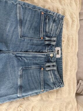 PAIGE Medium Wash High-Rise Women's Jeans